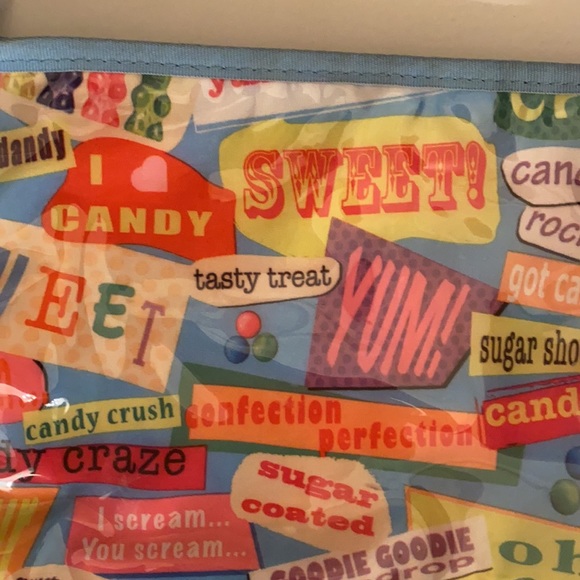 Iscream laminated cosmetic bag - Picture 2 of 6